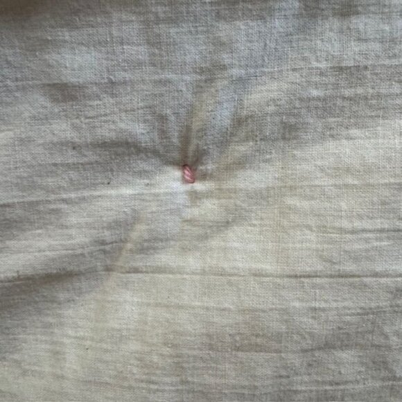 Handcrafted Flamingo Quilt Throw Blanket 80" x 80" Pink White & Gray - Picture 6 of 8